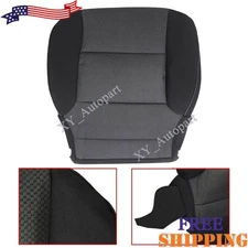 Driver Bottom Cloth Seat Cover Black For 2014-2019 Chevy Silverado 1500 2500HD