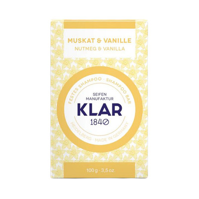 Klar´s festes Shampoo Muskat & Vanille