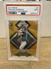 2021 Prizm Trevor Lawrence Emergent Gold /10 RC PSA 9
