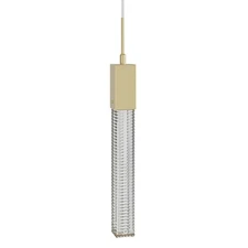 Avenue Lighting HF1901-1-BOA Boa 2"W LED Crystal Mini Pendant - Brass