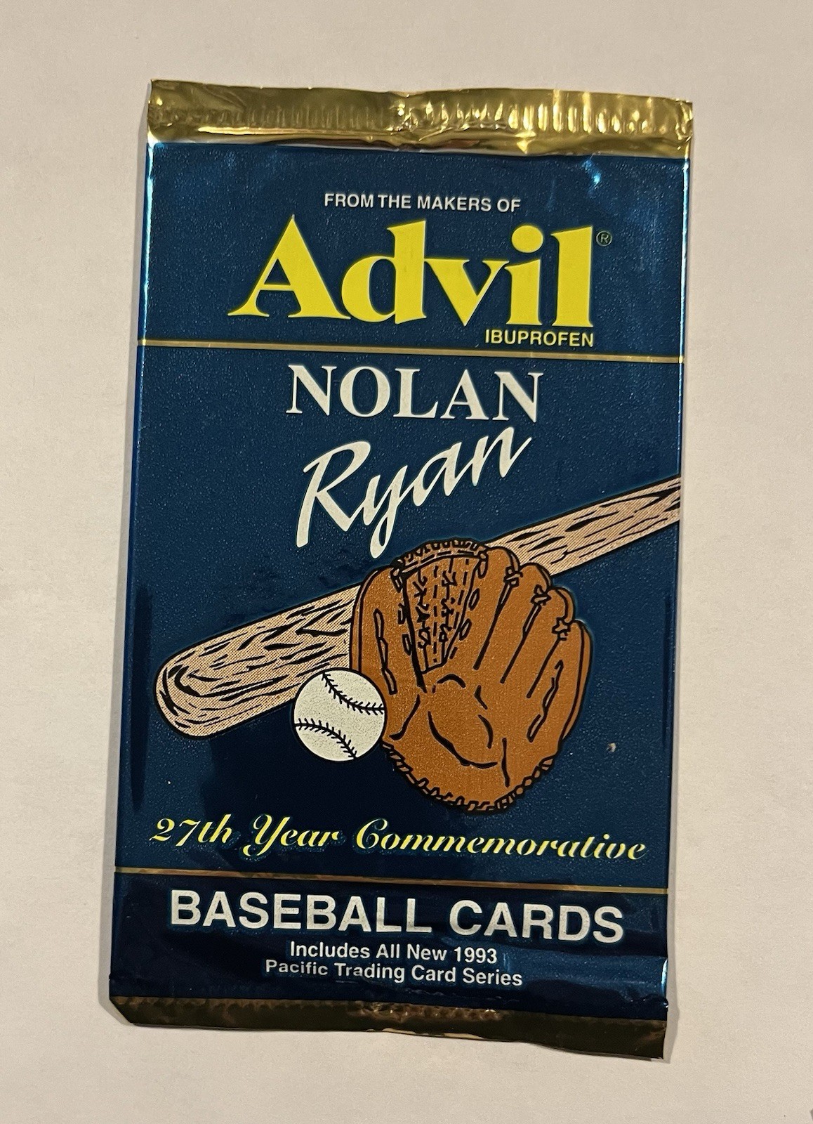 Pacific 1993 Nolan Ryan 27th Year Commemorative MLB Pack 30 Cards Rangers
