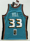 Grant Hill Signed Detroit Pistons Jersey JSA COA #33 NBA HOF Authentic Throwback