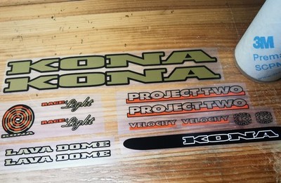 Kona Lava Dome GOLD 1995 Decal Set Sticker Vinyl Stickers Stickers ステッ