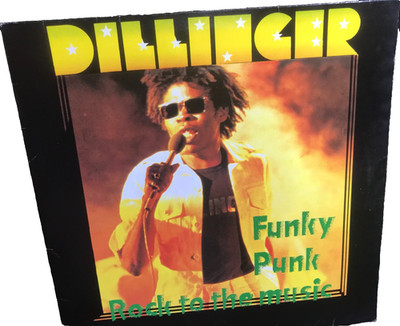 DILLINGER funky punk rock to the music 1979 GERMAN BELLAPHON WHITE VINYL 1ST