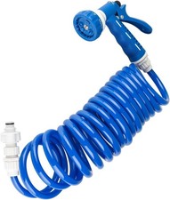 Dura Faucet DF-SA187-WT RV Exterior Quick Connect Sprayer with 7 Spray White