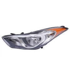 Front Halogen Headlight Assembly Compatible Left Side Projector Driver