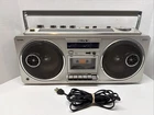 Used Vintage Sony CFS-66 Boombox FM/AM Stereo Cassette Recorder *Parts / Repair