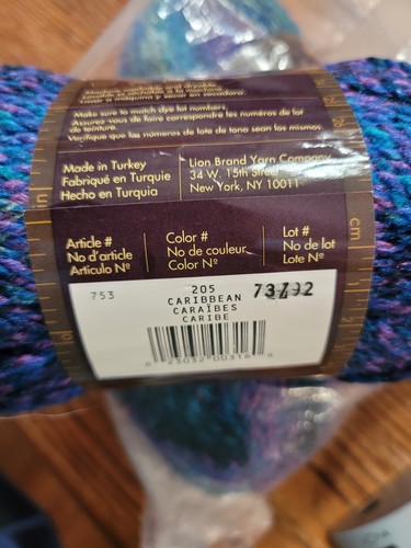 Lion Brand Tweed Stripes Yarn - Picture 3 of 5