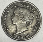 1893 Canada 5 Cents Silver — photo from another recent sale