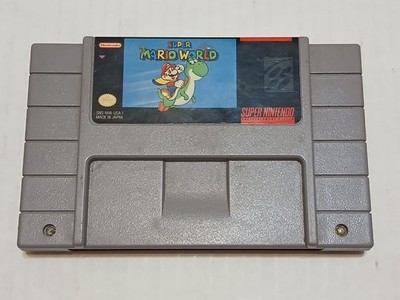 Super Mario World (SNES, 1991) PARTS OR REPAIR ONLY