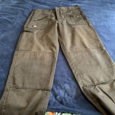 Dickies Redhawk Trousers Mens W36 L31 Black Straight Leg Utility Pants