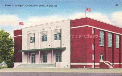 Barre Vermont USA Municipal Auditorium