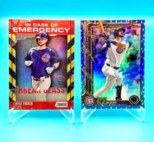 🔥Kyle Tucker Lot! In Case Of Emergency Break Glass + Blue Holiday Lights Holo!