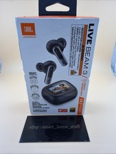 New JBL Live Beam 3 wireless noise-cancelling earbuds ANC Black Charging Case
