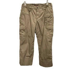 5.11 Tactical Women’s Sz 12 Khaki Defender Cargo Cropped Pants Utility Outdoors