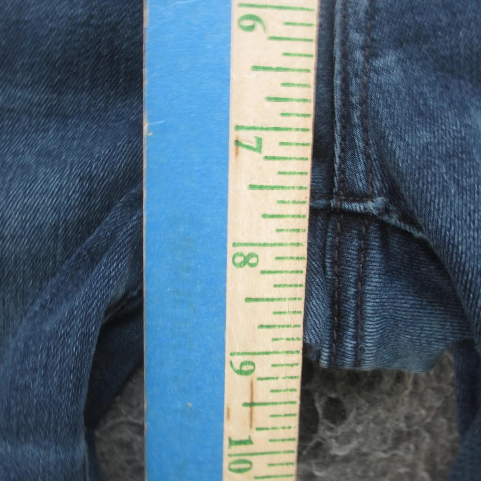 cabi Jeans Womens 2 Blue Skinny Distressed Stretch Denim Mid Rise Style 3193 - Image 4 of 4