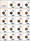 LINCOLN WHEAT CENT COLLECTION - 1919-1928 - 19 COINS - #3350