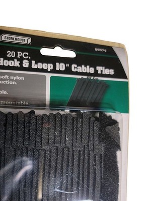 Store HouseHoop &Loop 10'' Cables Tie. 20pc