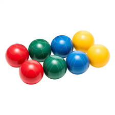 Bocce Ball Set, 107 Mm, with 8-Resin Balls, Pallino, Carrying Bag and Measuring