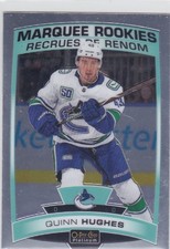 19/20 PLATINUM..QUINN HUGHES..MARQUEE ROOKIES..# 190..CANUCKS.FREE COMBINED SHIP