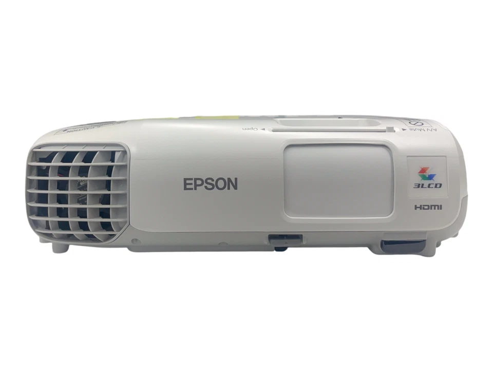Epson PowerLite 98 H687A 1080i 3LCD 3000 Lumens HDMI Projector w Remote 29 HOURS - Image 3 of 4