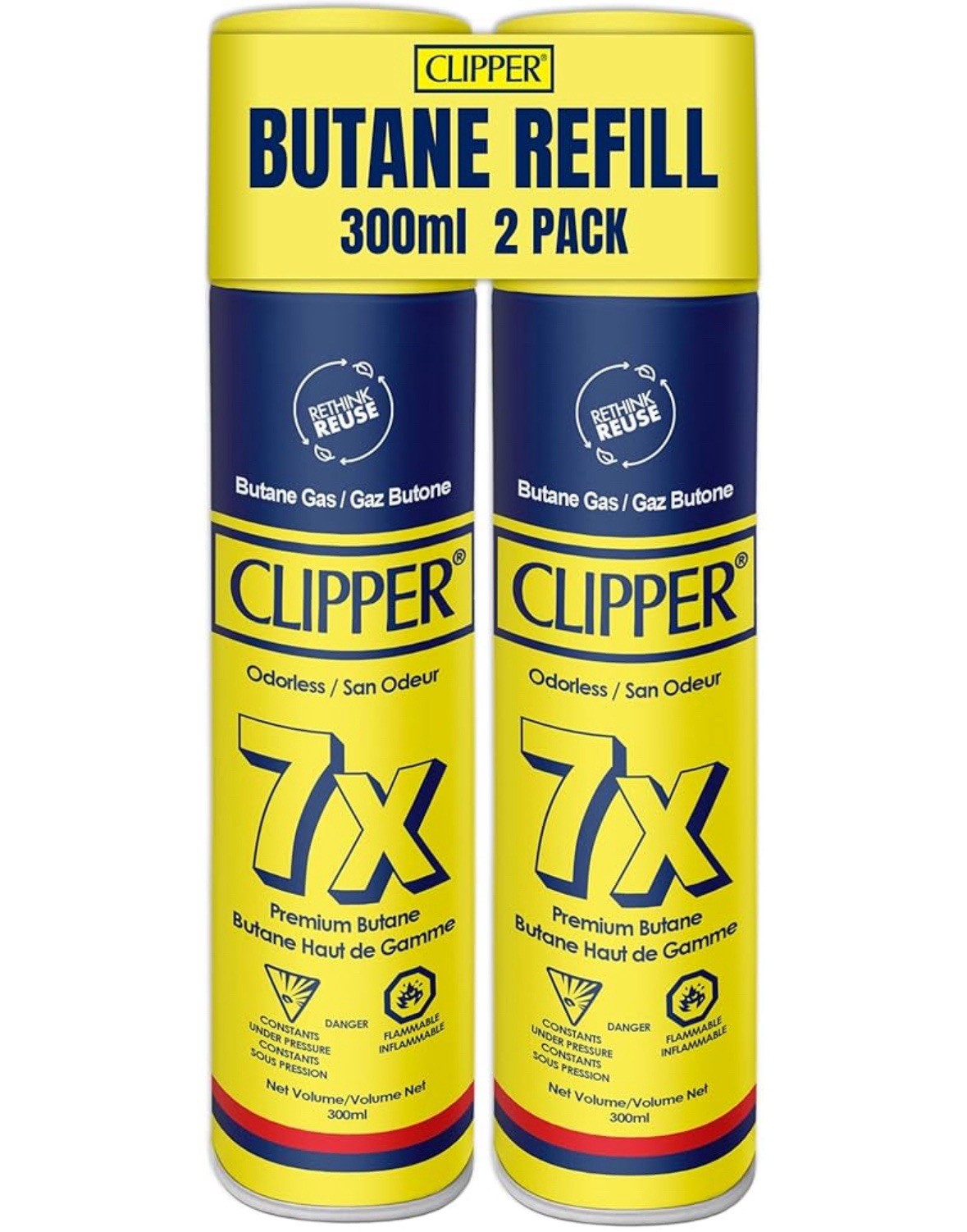 Fluid - Butane Gas Refill 300ml (pack Of 2 Cans)