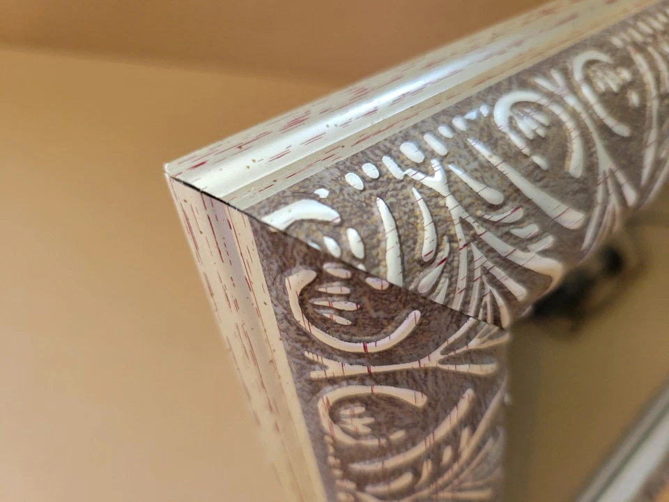 Digital Photo Frame LCD Memories 8" High Res Desktop or Wall Mount Rustic Pewter - Image 2 of 4