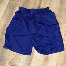 Men s Vintage Pacific Athletic Wear Shorts Size Medium Royal 100 Cottonnew