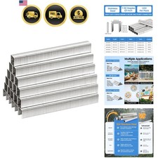 T50 Stainless Steel Staples Marine, 1/2 Inch Heavy Duty Staples for Staple Gu...