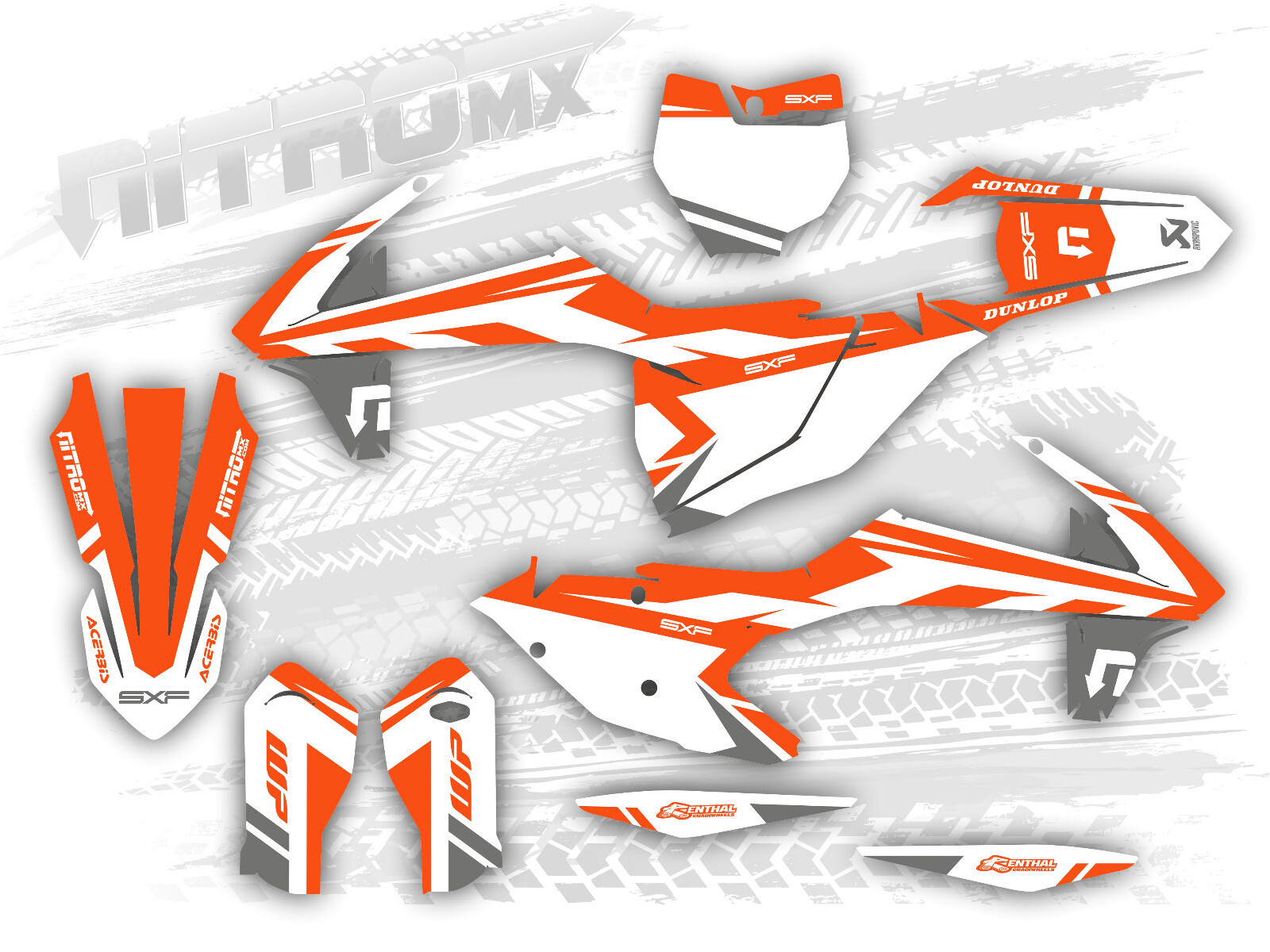 Buy decals For KTM SX, SX-F, XC, XC-F 2016-2018 Freeweend Grey Black Buy decals For KTM SX, SX-F, XC, XC-F 2016-2018 Freeweend Grey Black