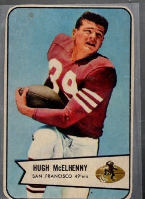 A0242- 1954 Bowman #54 Hugh Mcelhenny - Fair
