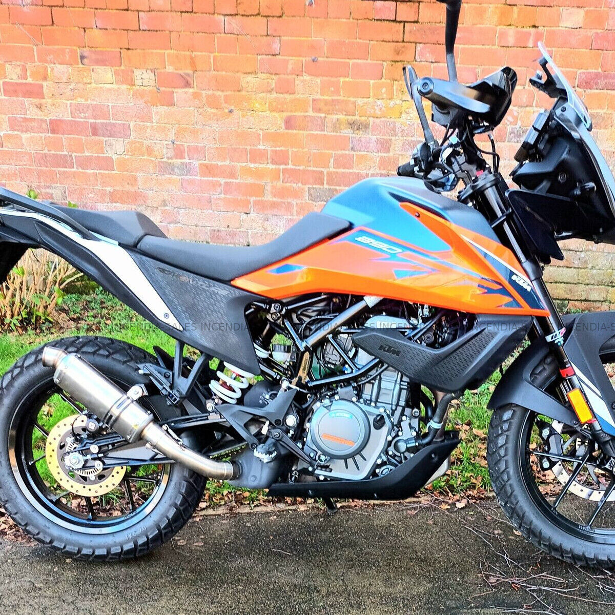 KTM 390 Adventure Exhaust Stainless Slip On Silencer Link KTM 390 Adventure Exhaust Stainless Slip On Silencer Link