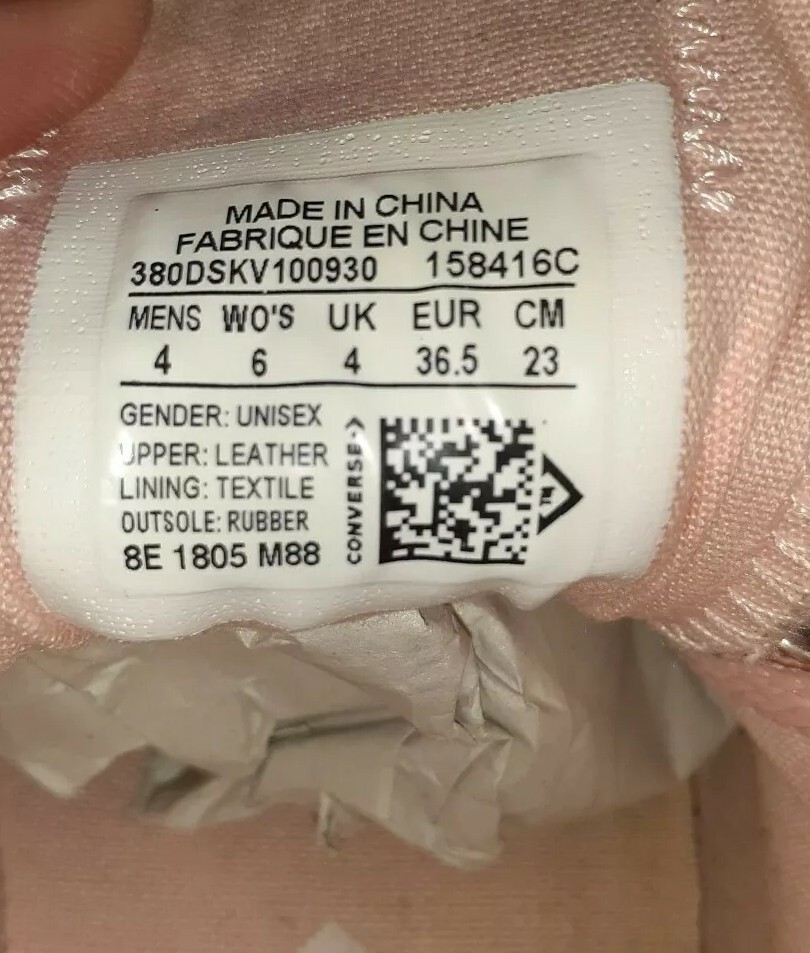 vapour pink rose gold converse