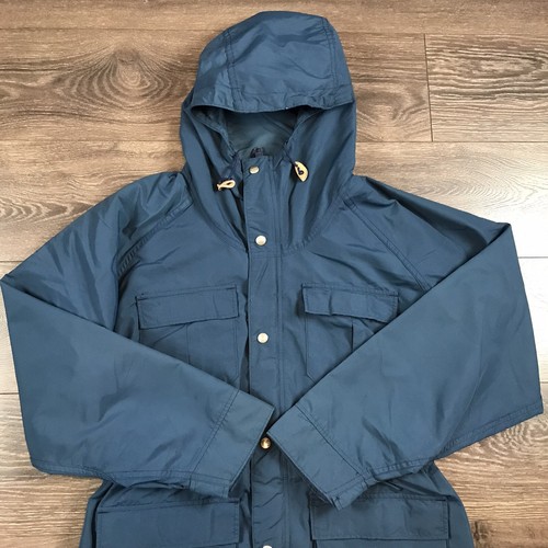L.L. Bean Freeport, Maine Damen Vintage 80’s Blue Hooded Anorak Winterjacke - Bild 2 von 7