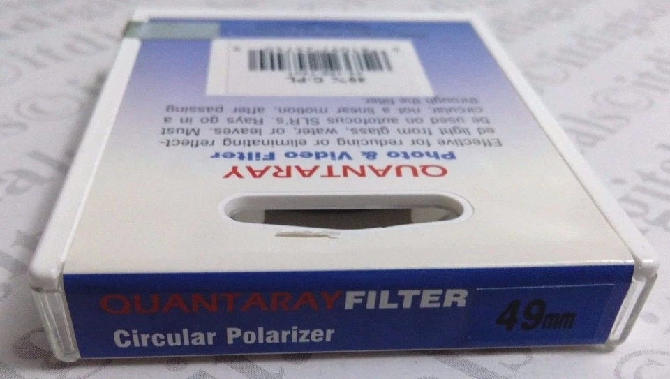 Japan Made 49mm CIRCULAR POLARIZER Lens FILTER CPL 49 mm PL-CIR Quantaray P-CL - Image 3 of 3