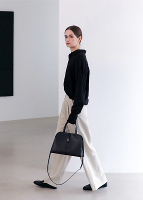 MONOROW Blanc Medium Bag_BLACK / MONOROW Shoulder Bag
