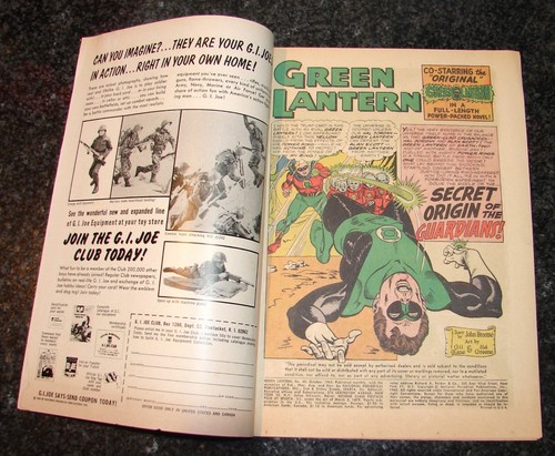 GREEN LANTERN #40 Fine- 5.5 KEY ISSUE 1st Kronos, Origin Guardians, 1st GA GL - Picture 3 of 5