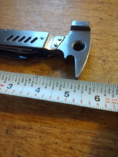 Multi Tool, Handy Carry, Pocket Sized, All Stainless Steel, Hammer, Camp, Work