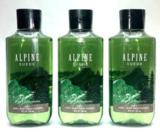 3 Alpine Suede 2 In 1 Hair  Body Wash Bath  Body Works 10 Oz