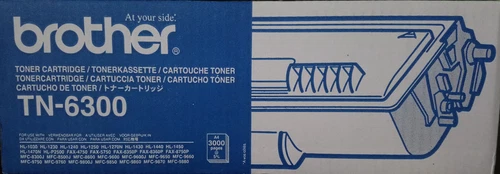 Brother TN-6300, Original Toner Cartridge Black, (Schwarz) OVP 3000 Pages TN6300