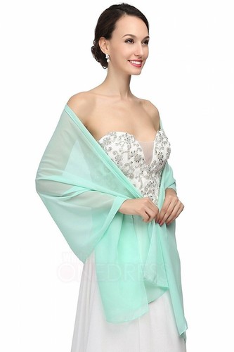 Sciarpa donna coprispalle stola elegante foulard scialle abito cerimonia  verde | eBay