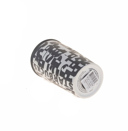 Starbucks Abstract Letter Scribble Graffiti Ceramic Tumbler Traveler Mug 10oz - Picture 4 of 4