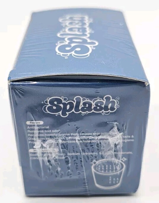 Splash Spotless Washing Machine Cleaner Deep Cleaning All Washers NIP 6