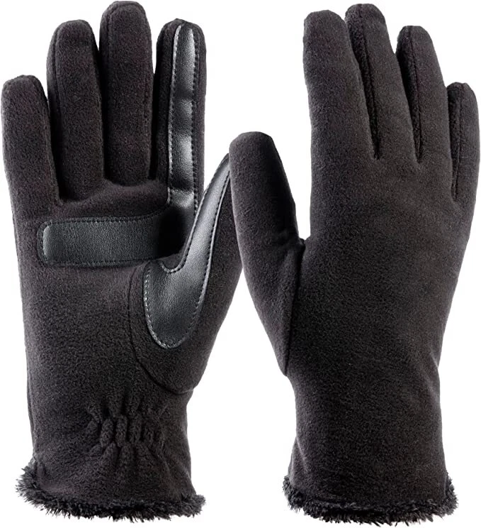 New Original Isotoner Womens Gloves Stretch Fleece Gloves with Smart Touch Tech