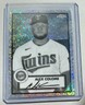 2021 Topps Chrome Platinum Anniversary Alex Colome Black & White Mini Diamonds 