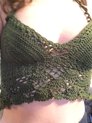 crochet bralette halter