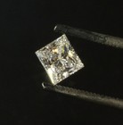 GIA certified loose .50ct SI1 E princess cut diamond vintage antique Natural — photo 4