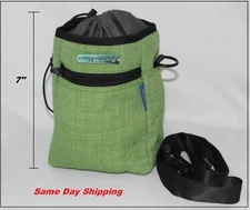 Dog Treat Training Pouch Bag + Waist Shoulder Strap + Poop Bag Dispenser