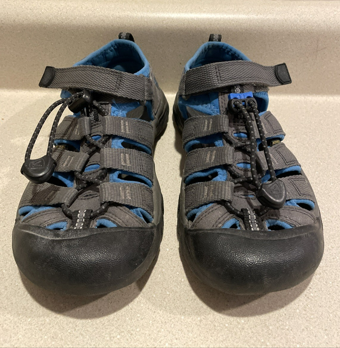 Sandali Keen Newport bambini giovani taglia 1 blu grigio scarpe escursionismo spiaggia acqua