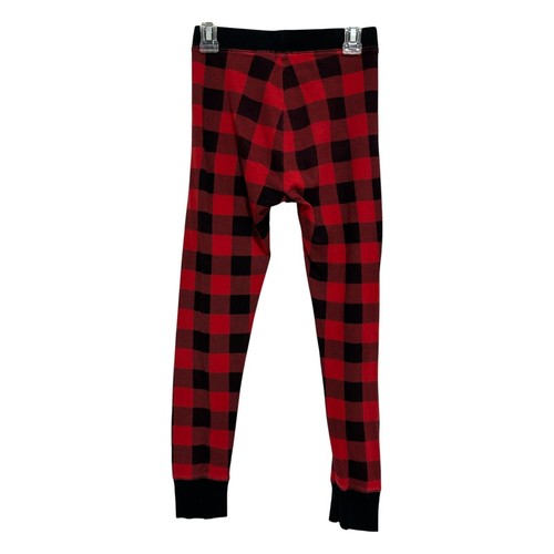 Gap Kids Size 10 Red & Black Buffalo Plaid Pajama Set Cotton Snug Fit Sleepwear - Picture 8 of 15